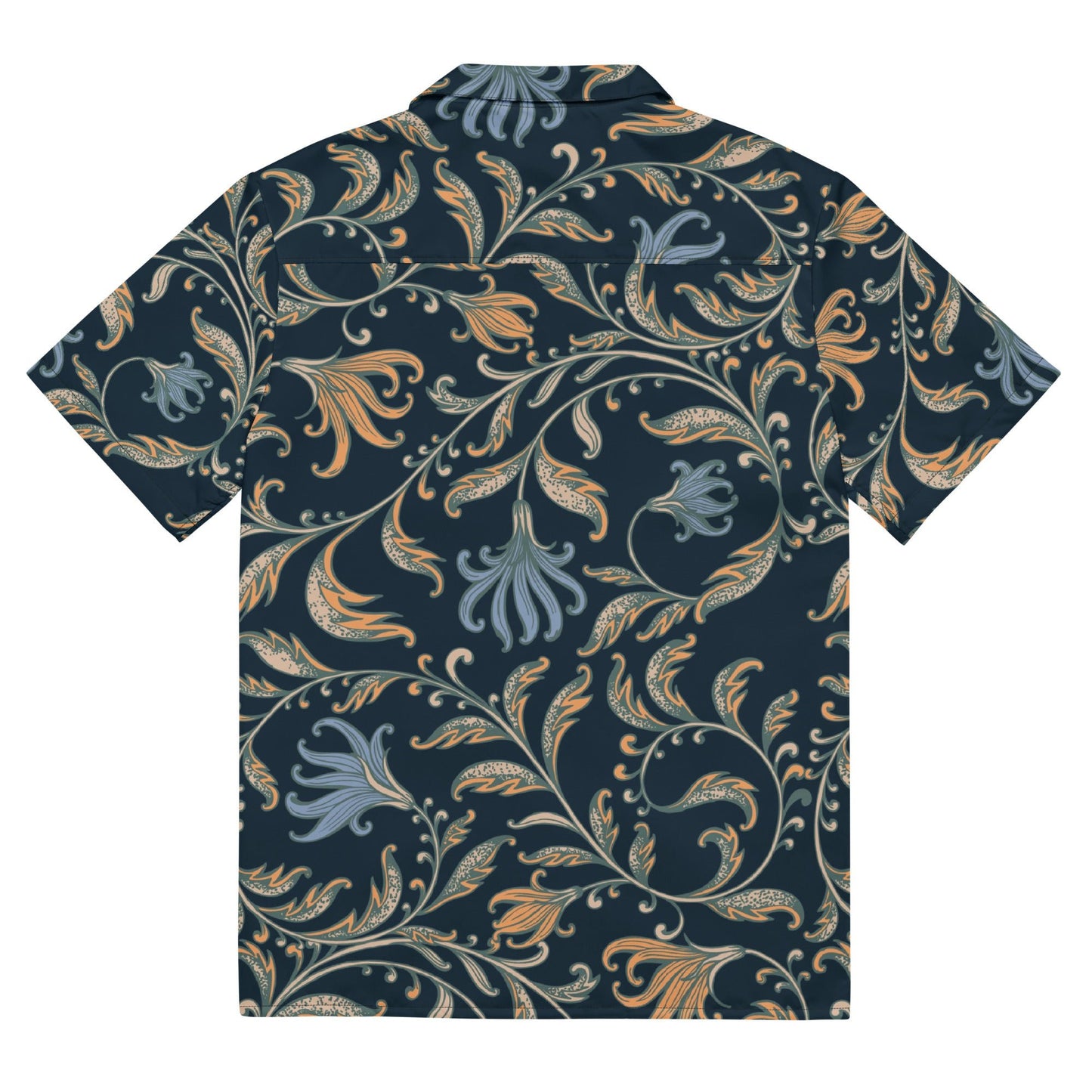 Casual Summer Shirt - Tropical Print Unisex Button - Up Shirt - PratSN