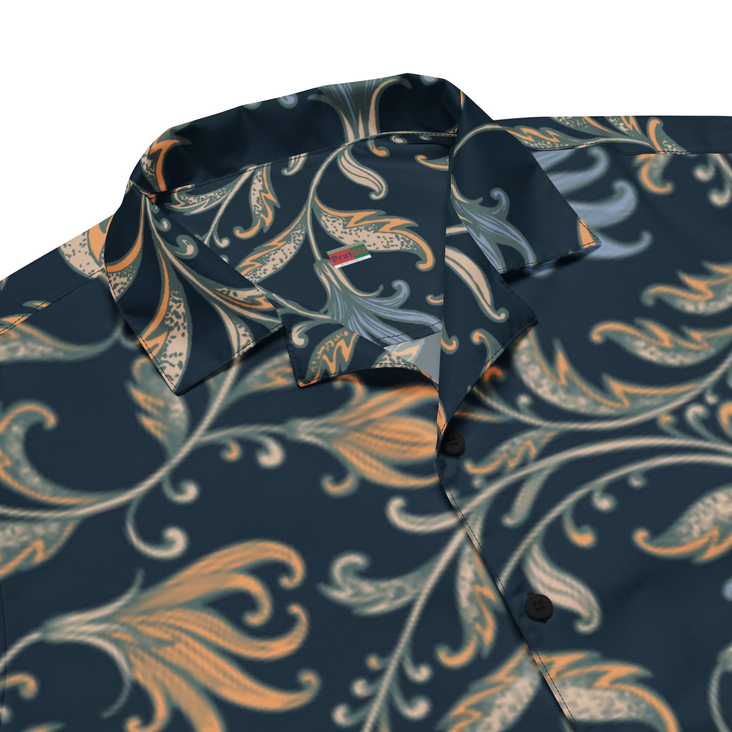 Casual Summer Shirt - Tropical Print Unisex Button - Up Shirt - PratSN