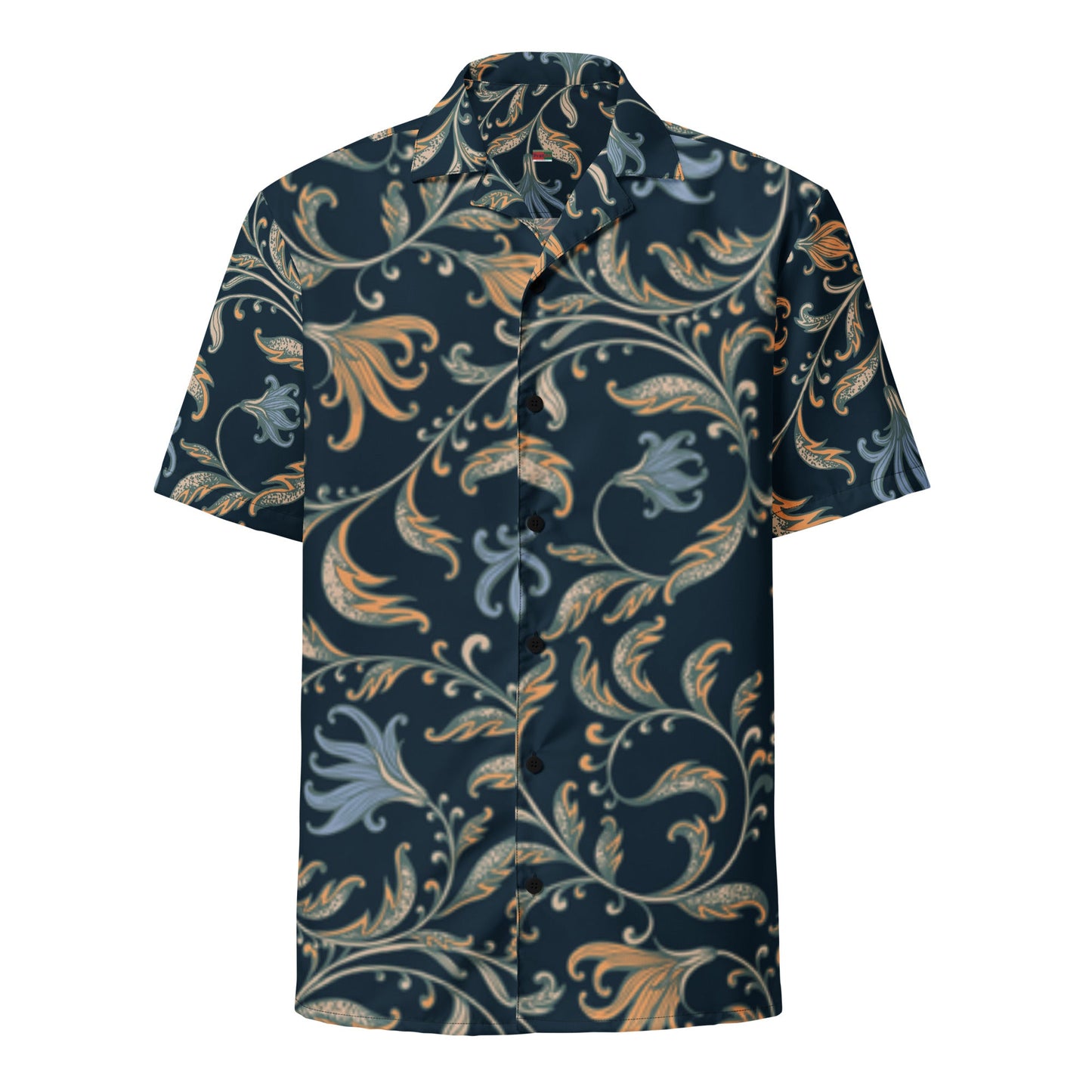Casual Summer Shirt - Tropical Print Unisex Button - Up Shirt - PratSN
