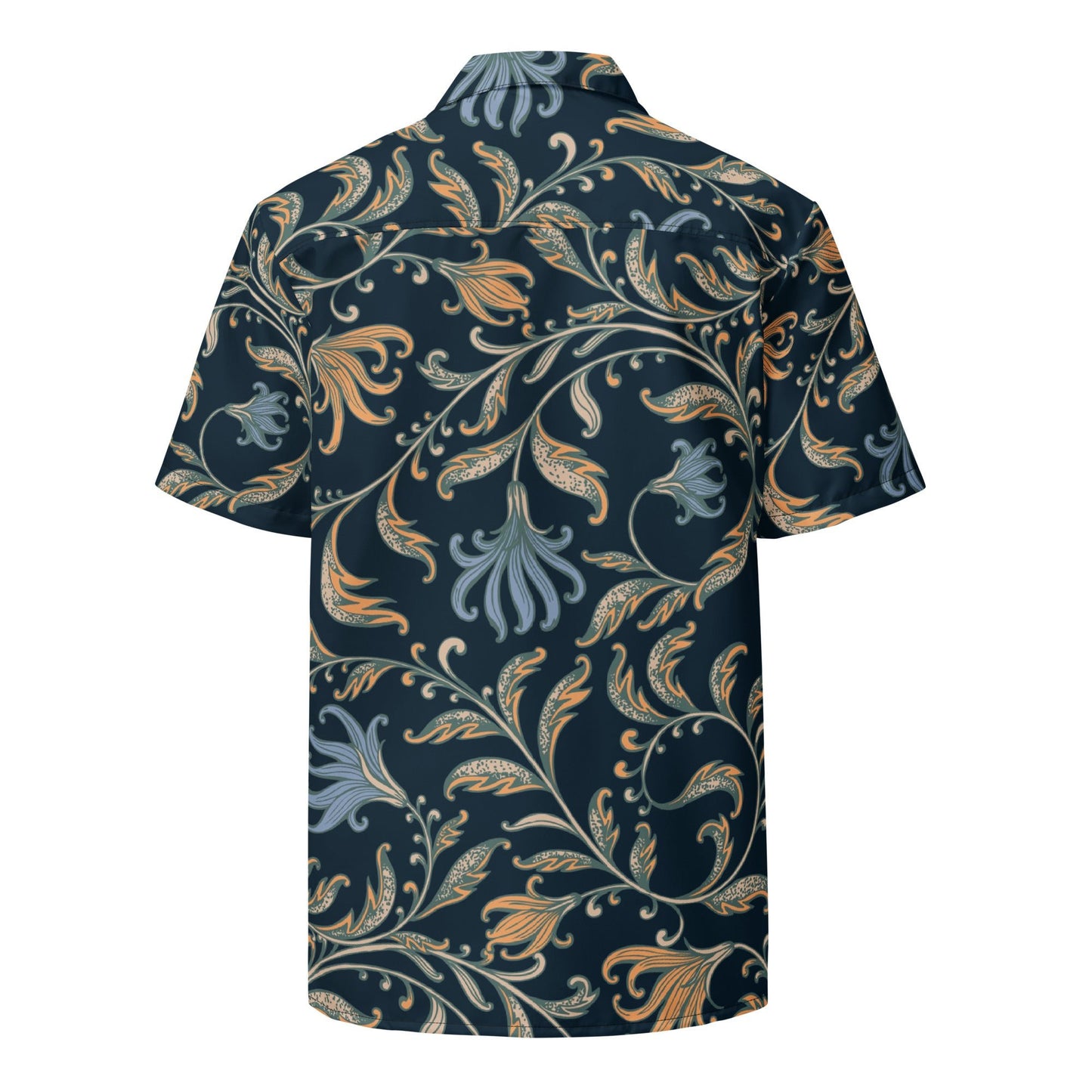 Casual Summer Shirt - Tropical Print Unisex Button - Up Shirt - PratSN