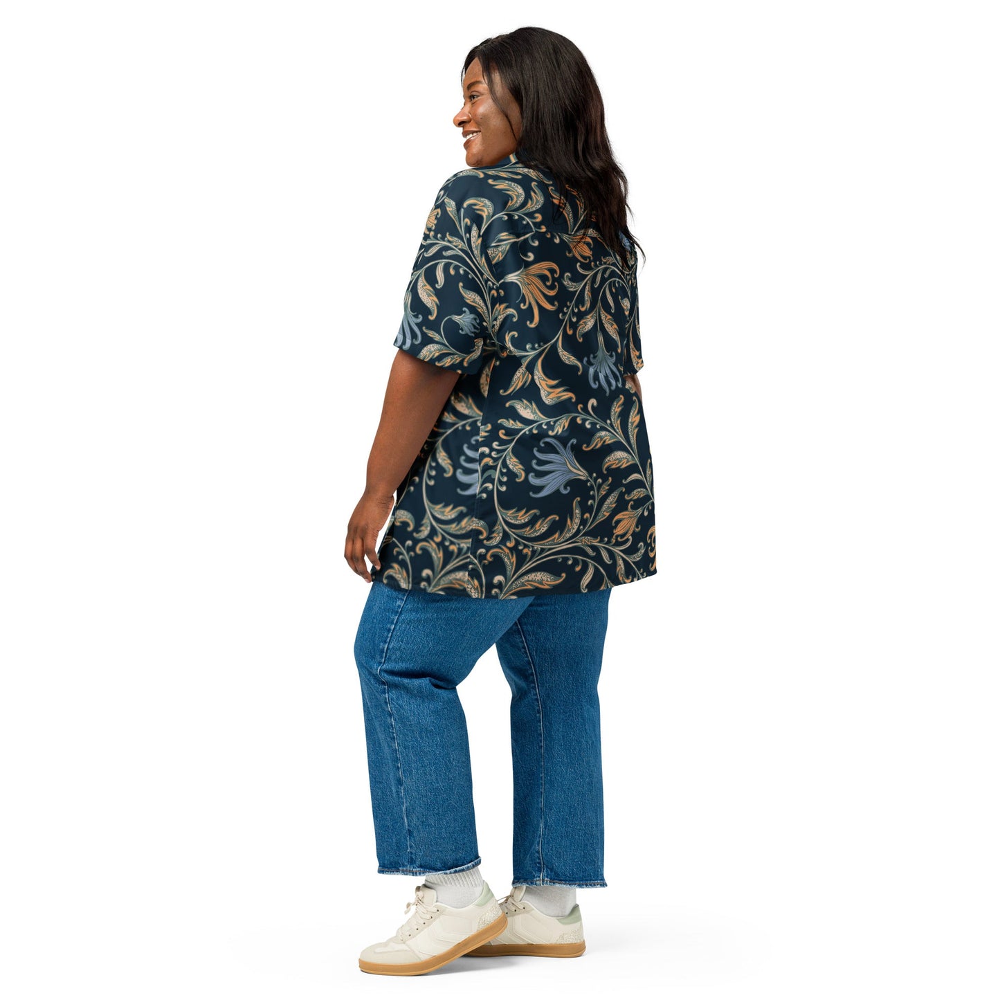 Casual Summer Shirt - Tropical Print Unisex Button - Up Shirt - PratSN