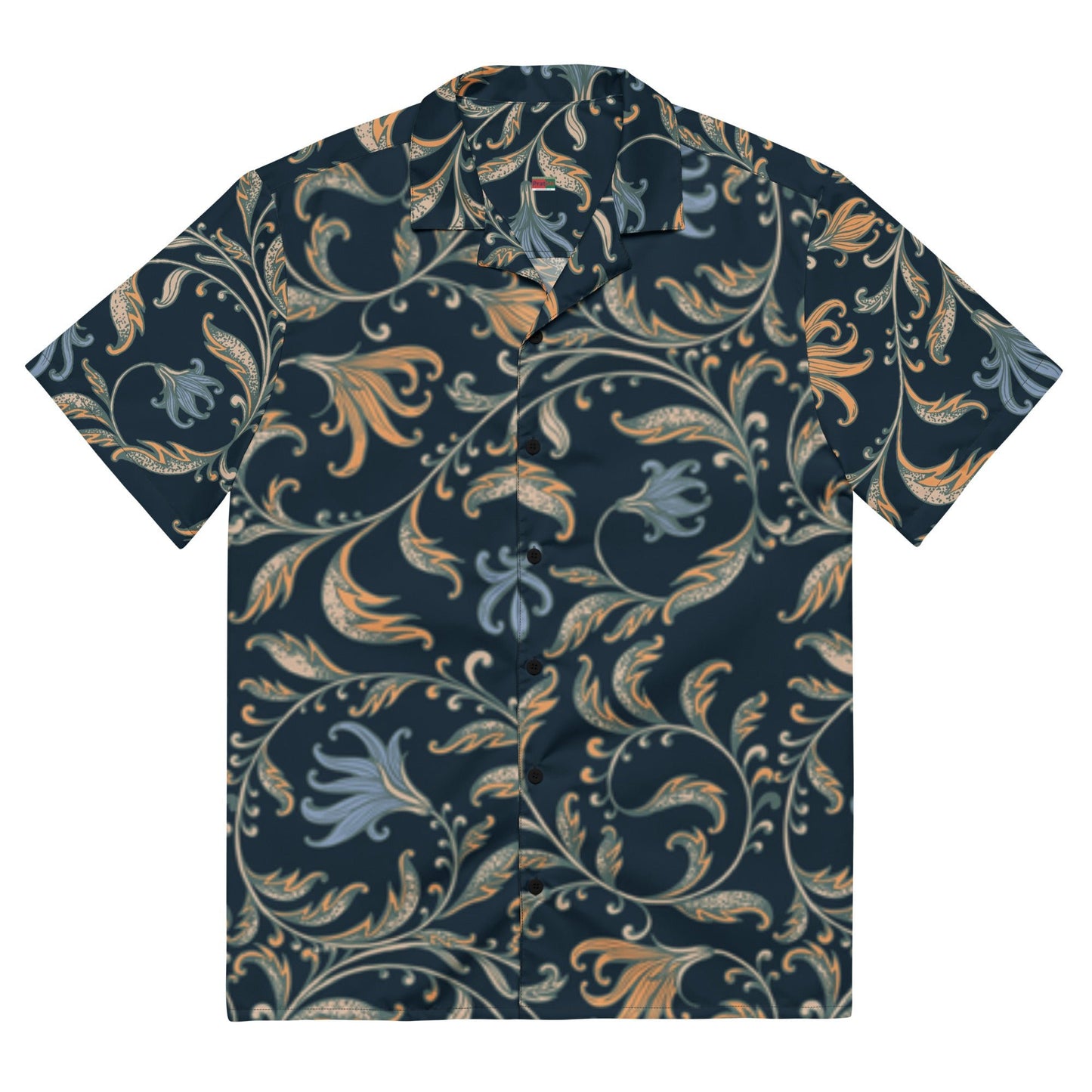 Casual Summer Shirt - Tropical Print Unisex Button - Up Shirt - PratSN