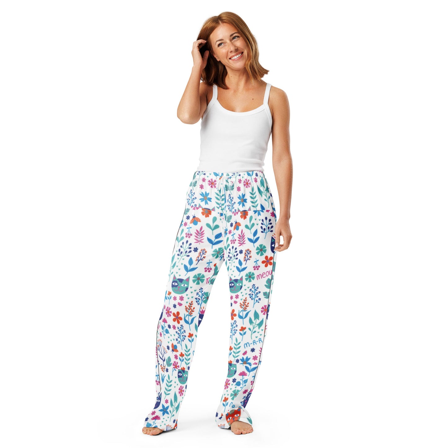 Cat pattern Women’s pajama pants - PratSN