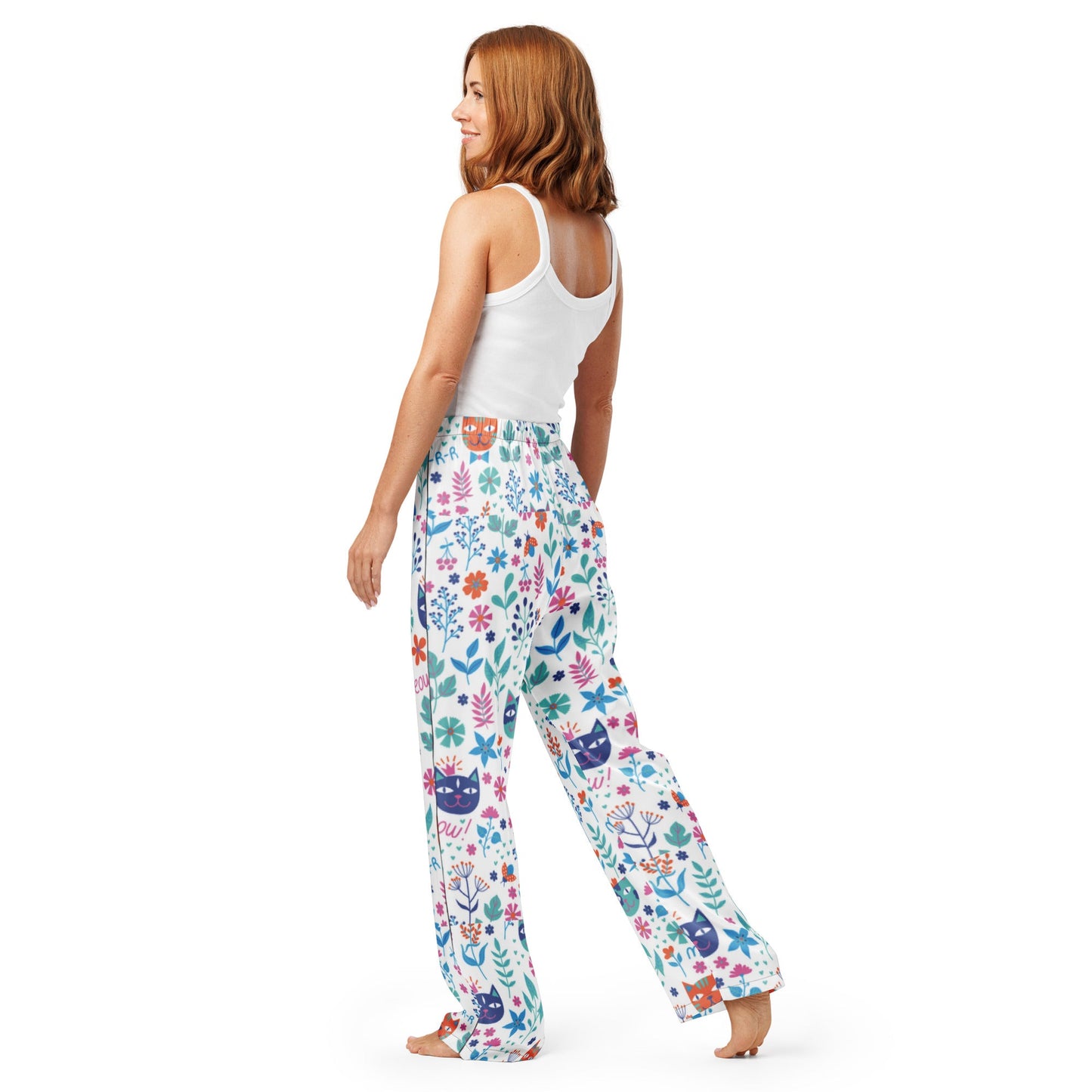 Cat pattern Women’s pajama pants - PratSN