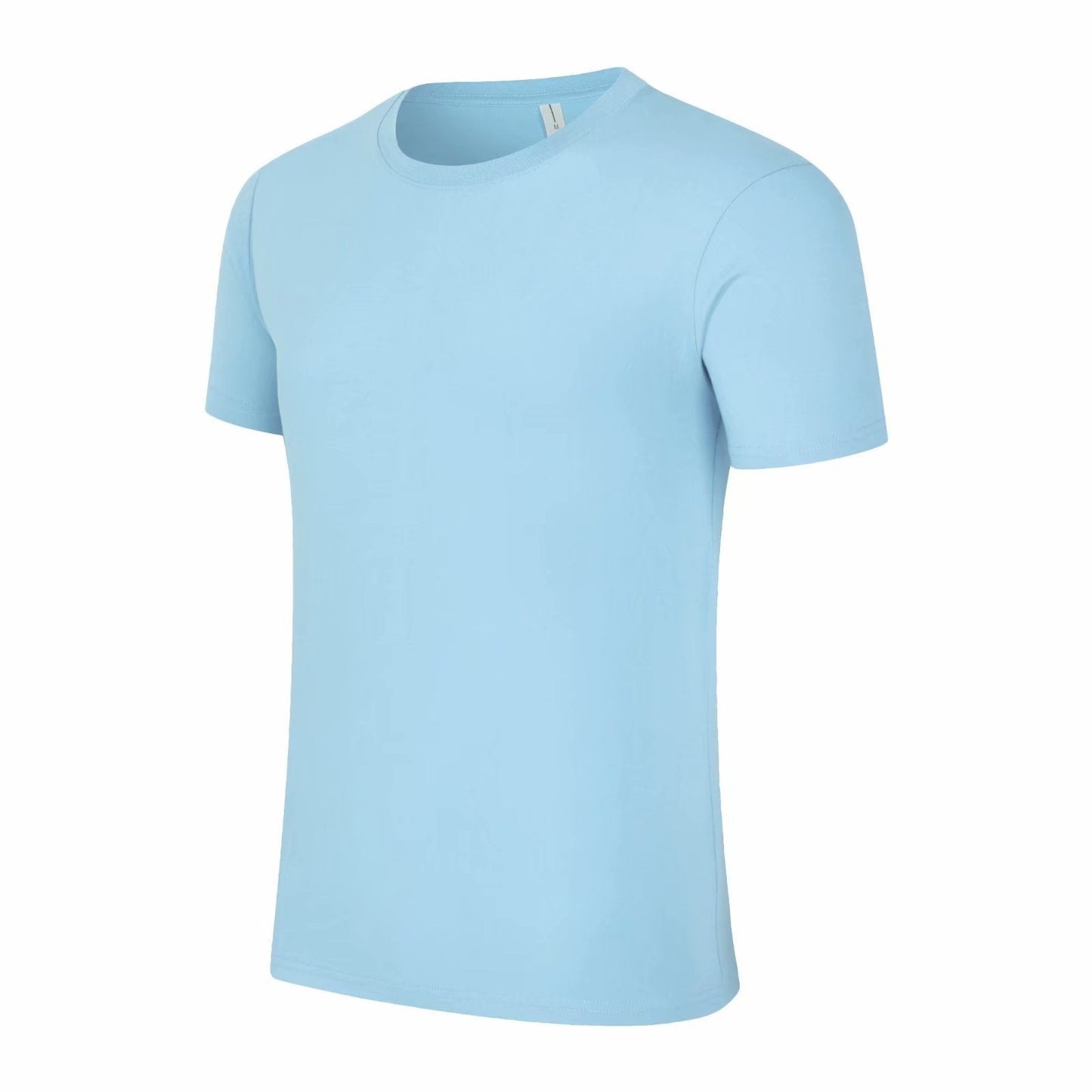 Combed Pure Cotton Crew Neck T-shirt Short Sleeves Advertising Shirt - PratSN