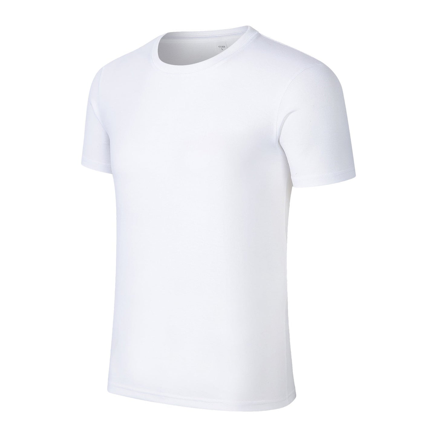 Combed Pure Cotton Crew Neck T-shirt Short Sleeves Advertising Shirt - PratSN