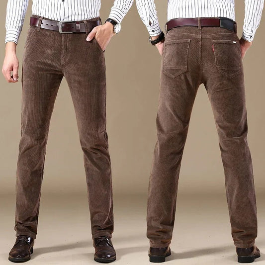 Corduroy Long Pants For Men Casual Straight - Leg Design Spring Summer Season High Sales Product Youthful Style - PratSN