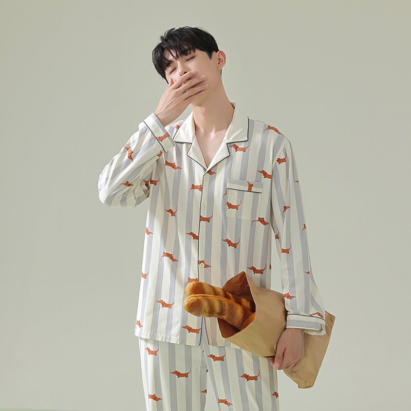 Couple Sleepwear Set Pure Cotton Pajama Set - PratSN