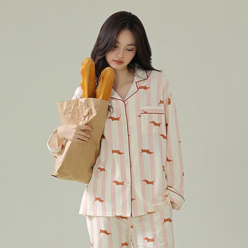Couple Sleepwear Set Pure Cotton Pajama Set - PratSN