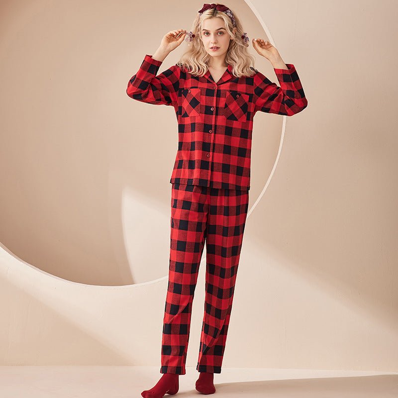Couples Pajama Sets Sleepwear Cotton Pajamas - PratSN