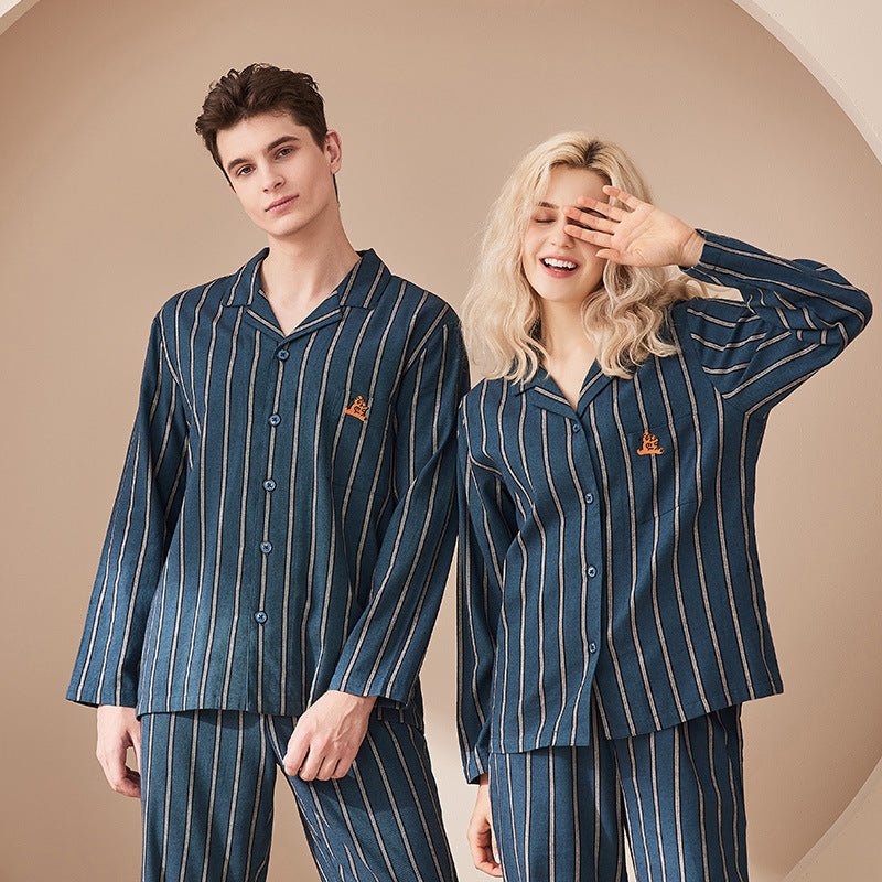 Couples Pajama Sets Sleepwear Cotton Pajamas - PratSN