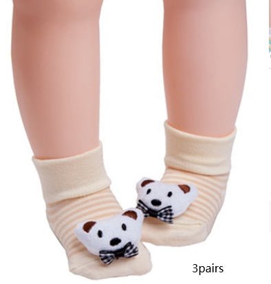 Cute Baby Animal Doll Baby Three - dimensional Socks - PratSN
