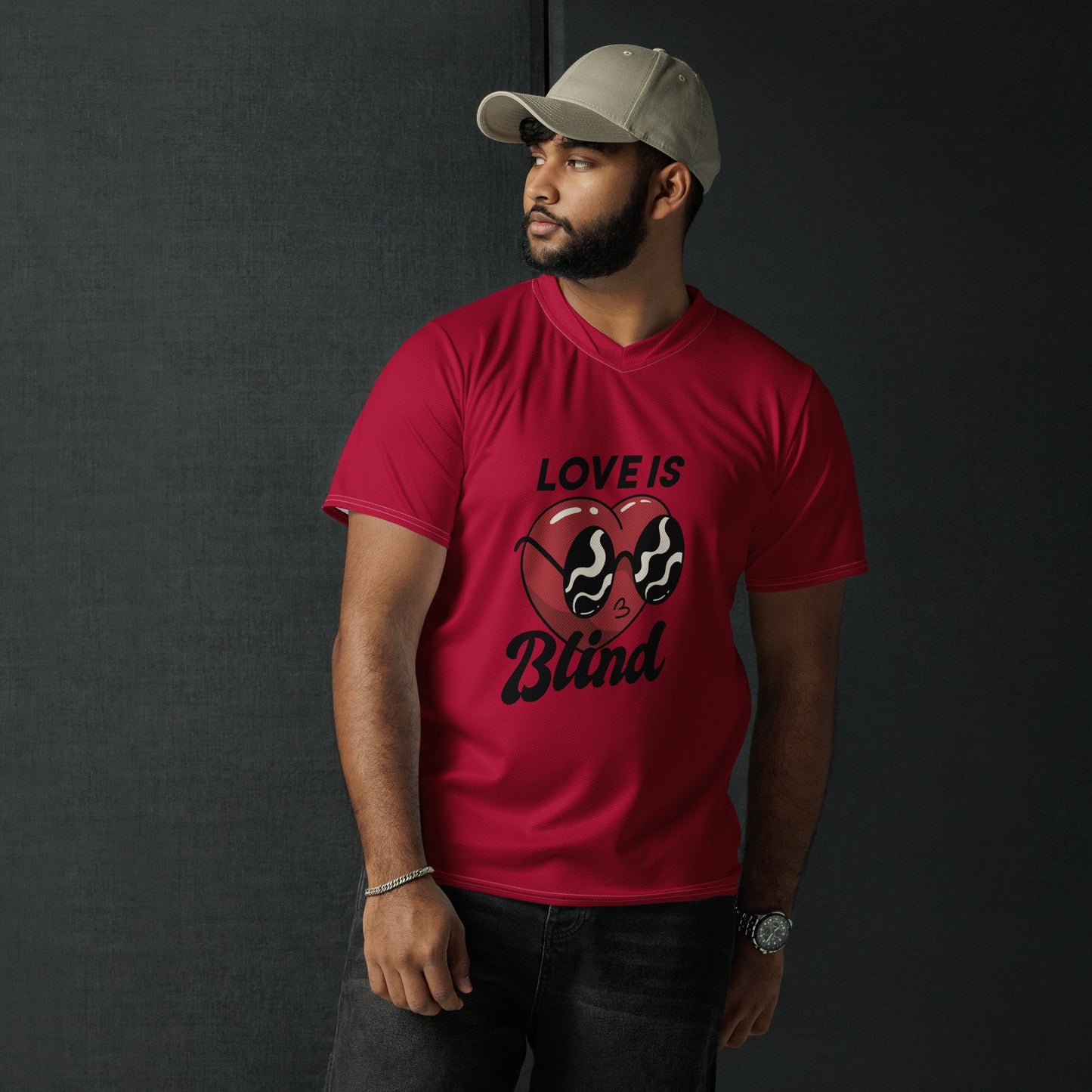 Distressed Athletic Wear - Retro Unisex Sports Jersey in Lightweight Fabric - PratSN