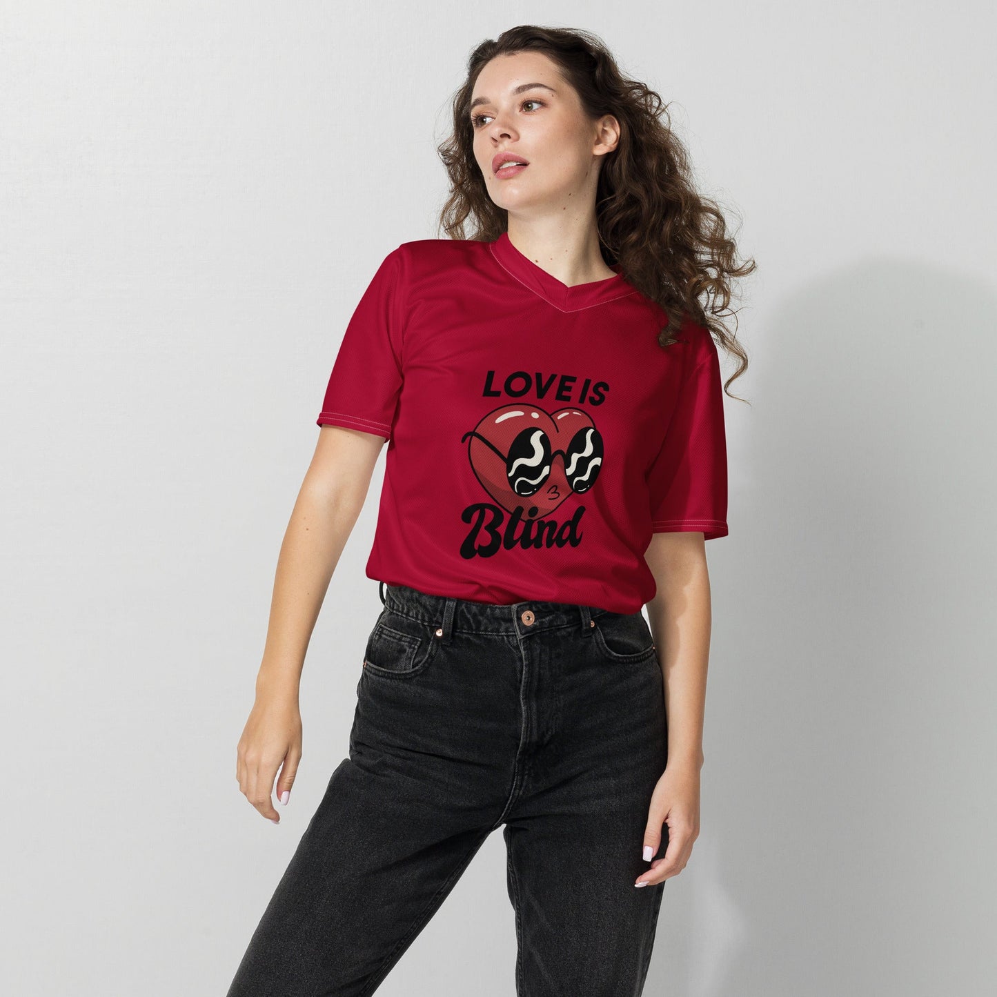 Distressed Athletic Wear - Retro Unisex Sports Jersey in Lightweight Fabric - PratSN