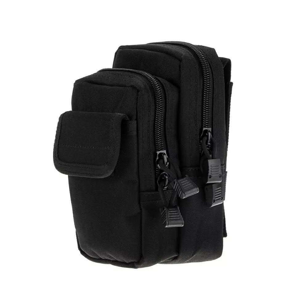 Double Zipper Thick Large Capacity Wear Waist Bag - PratSN