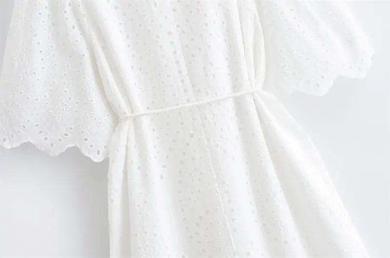 Dresses Summer Women's 2025 New Chic Embroidery Elegant Slim Long Holiday Dress Women's Commuter Street Fashion Youth Dress - PratSN