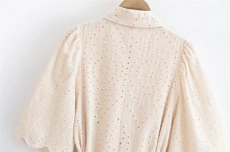 Dresses Summer Women's 2025 New Chic Embroidery Elegant Slim Long Holiday Dress Women's Commuter Street Fashion Youth Dress - PratSN
