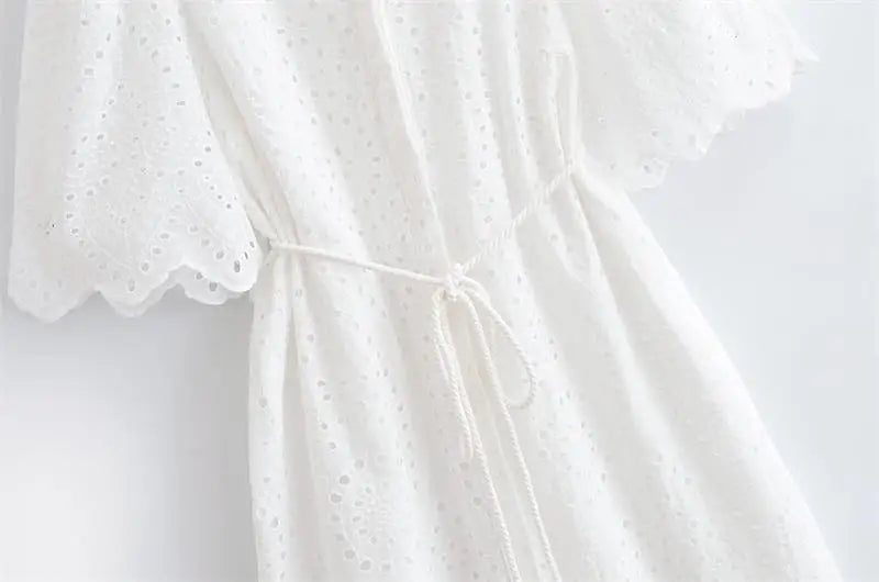 Dresses Summer Women's 2025 New Chic Embroidery Elegant Slim Long Holiday Dress Women's Commuter Street Fashion Youth Dress - PratSN