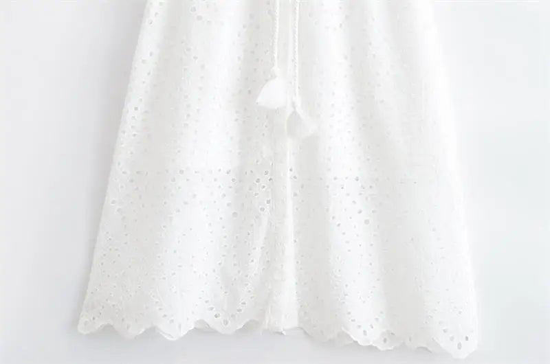 Dresses Summer Women's 2025 New Chic Embroidery Elegant Slim Long Holiday Dress Women's Commuter Street Fashion Youth Dress - PratSN