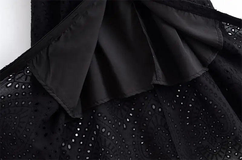 Dresses Summer Women's 2025 New Chic Embroidery Elegant Slim Long Holiday Dress Women's Commuter Street Fashion Youth Dress - PratSN