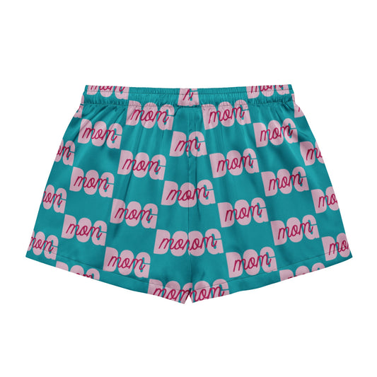 Eastern Blue Dog mom Women’s pajama shorts - PratSN