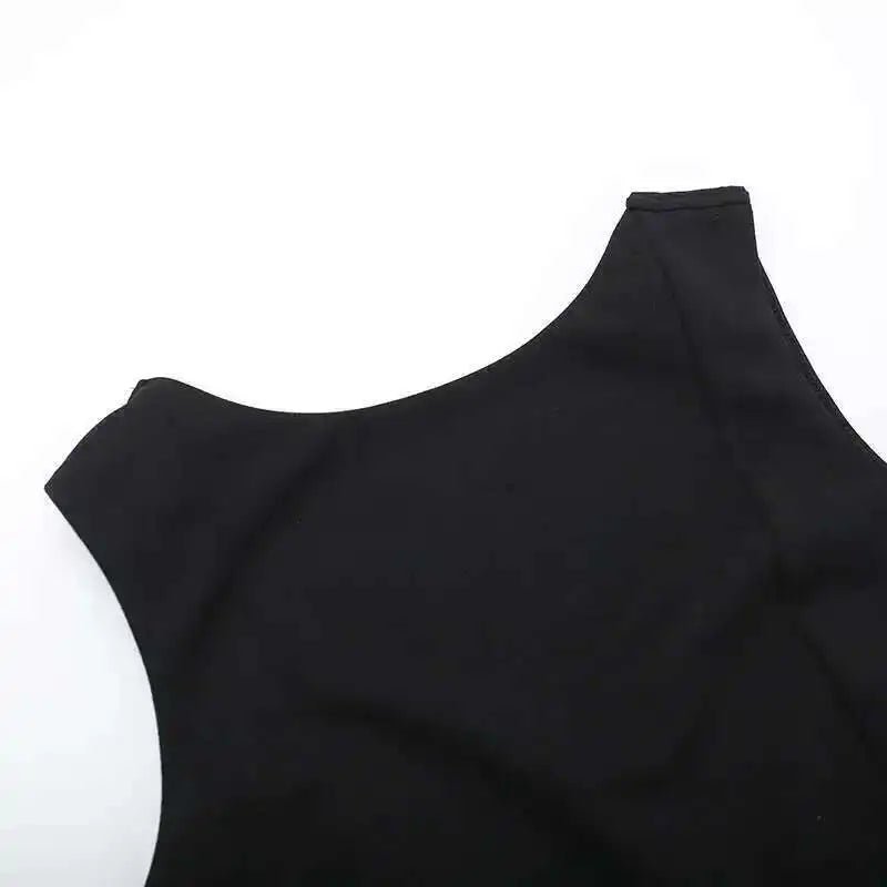 Elegant Short Mini Dress Women 2025 Summer Dress Club Party Dresses Sexy Backless Sleeveless A Line White Black Vestidos - PratSN