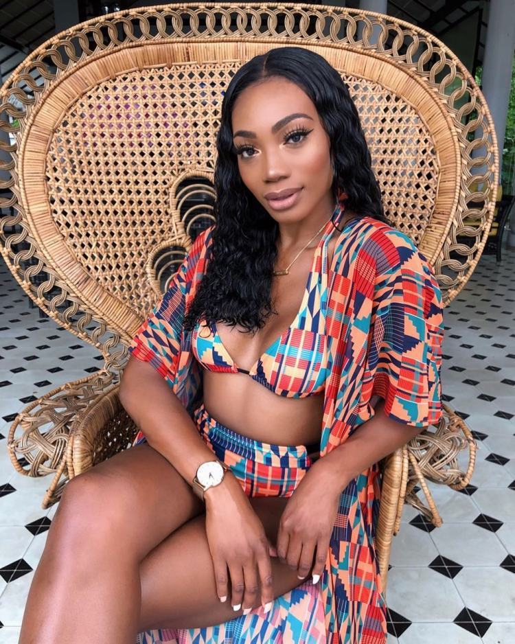 European And American Sexy Digital Printed Swimsuit Bikini Three - Piece Suit - PratSN