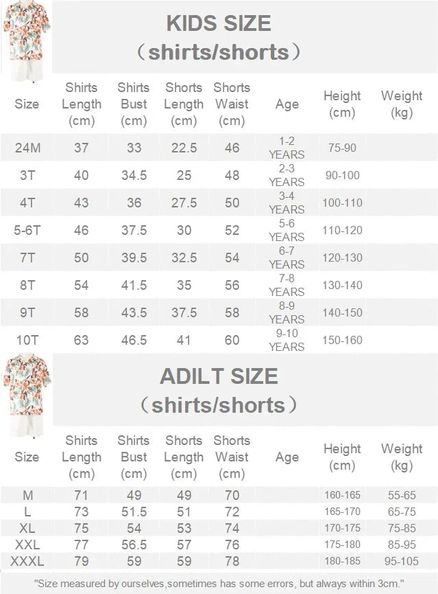 Family Look Vacation Beach Clothing Mom Daughter Sleeveless Dress Dad Son Matching Floral Shirt Set Parent Child Holiday Clothes - PratSN