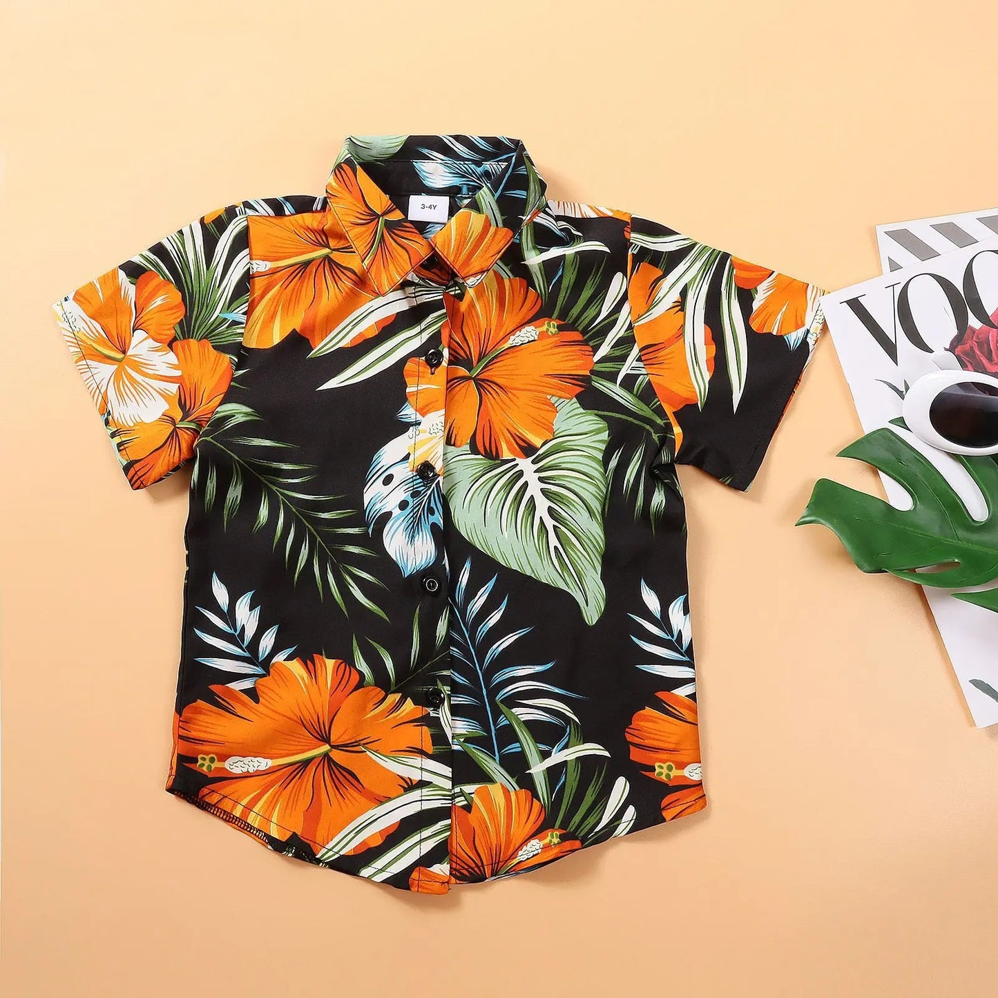 Family Matching Outfits Vacation Holiday Hawaii Mom And Daughter Floral Beach Dresses Dad And Son Shirts Shorts Outfits - PratSN