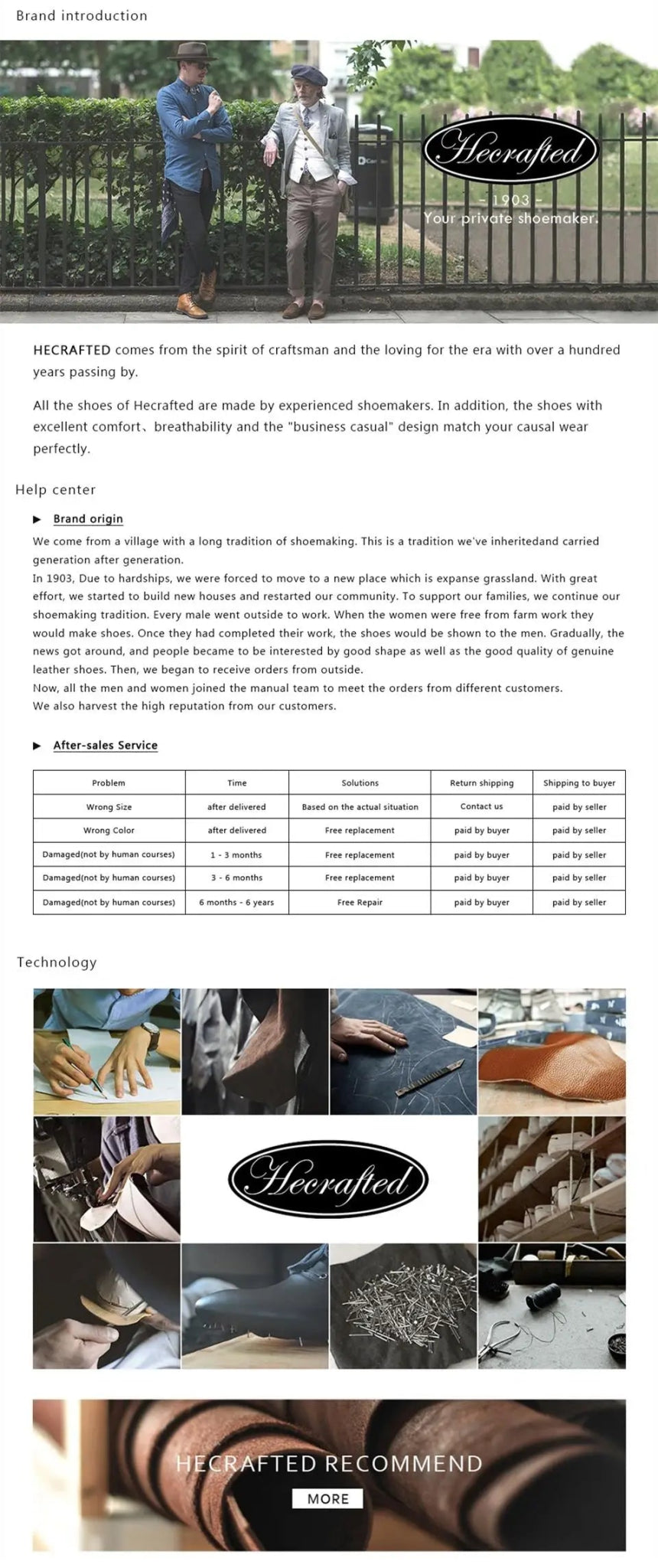 Fashion Brogue Chelsea Men Boots Classical American Style Leather Boots - PratSN