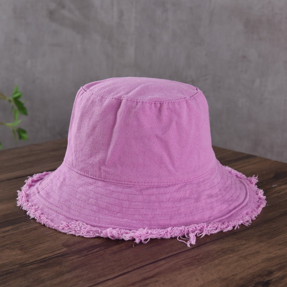 Fashion Foldable Burrs Bucket Hat for Women Men Beach Sun Visor UV Protection UPF 50+ Sun Hat Summer Large Wide Brim Panama Bob - PratSN