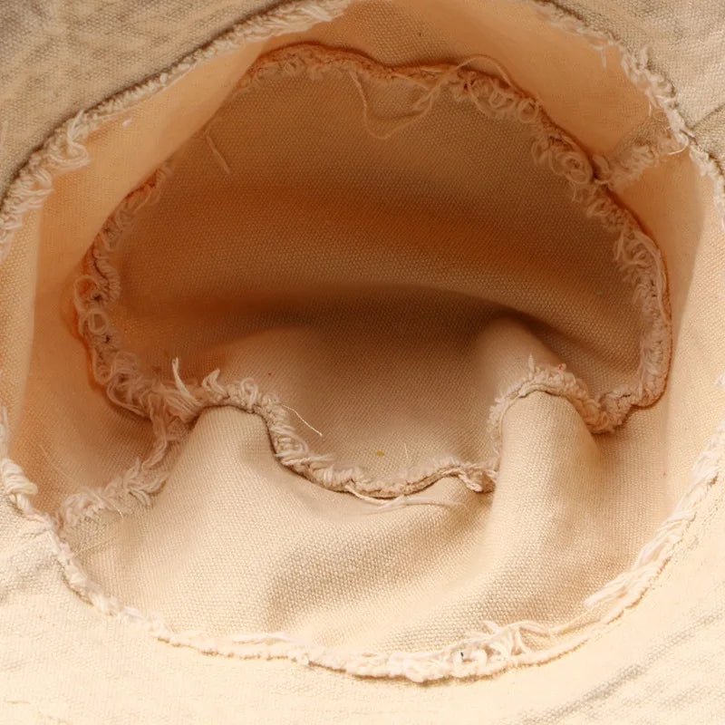 Fashion Foldable Burrs Bucket Hat for Women Men Beach Sun Visor UV Protection UPF 50+ Sun Hat Summer Large Wide Brim Panama Bob - PratSN