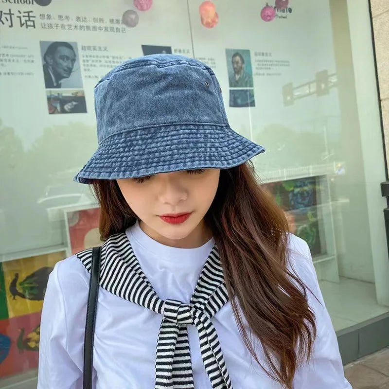 Fashion Foldable Burrs Bucket Hat for Women Men Beach Sun Visor UV Protection UPF 50+ Sun Hat Summer Large Wide Brim Panama Bob - PratSN
