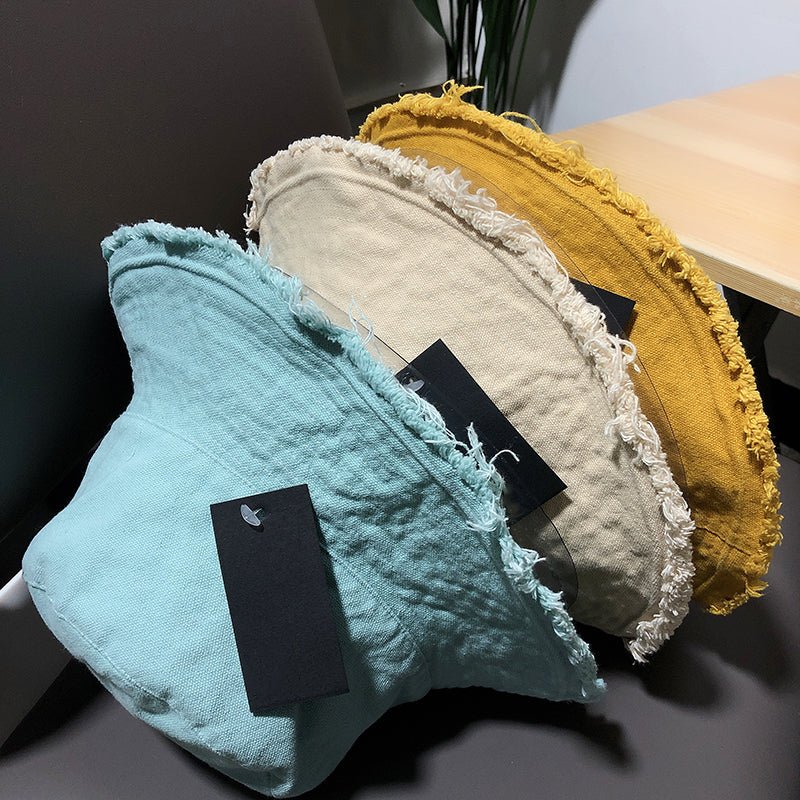 Fashion Foldable Burrs Bucket Hat for Women Men Beach Sun Visor UV Protection UPF 50+ Sun Hat Summer Large Wide Brim Panama Bob - PratSN