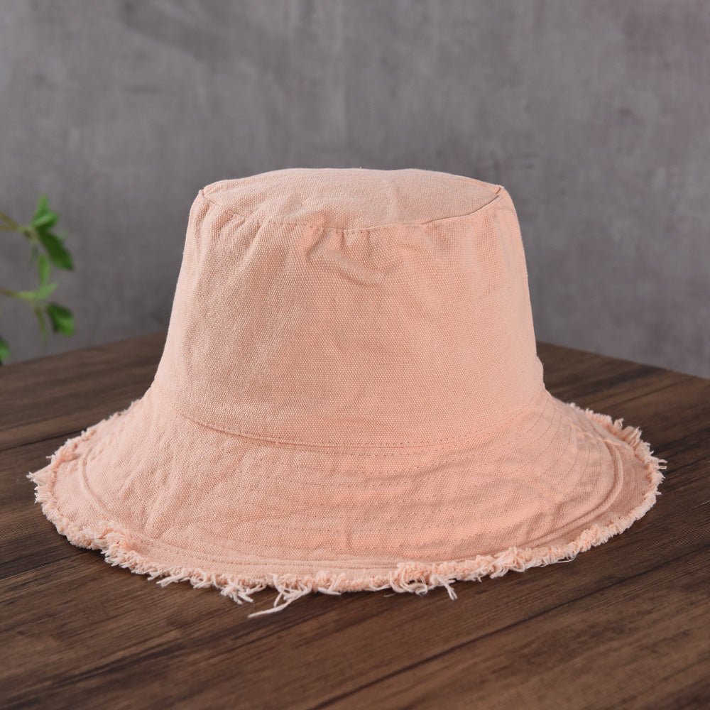 Fashion Foldable Burrs Bucket Hat for Women Men Beach Sun Visor UV Protection UPF 50+ Sun Hat Summer Large Wide Brim Panama Bob - PratSN