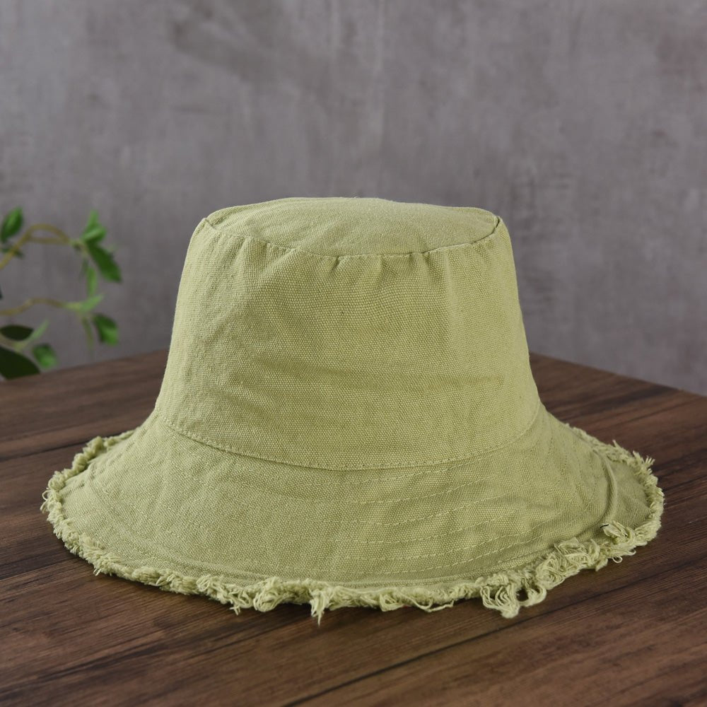 Fashion Foldable Burrs Bucket Hat for Women Men Beach Sun Visor UV Protection UPF 50+ Sun Hat Summer Large Wide Brim Panama Bob - PratSN