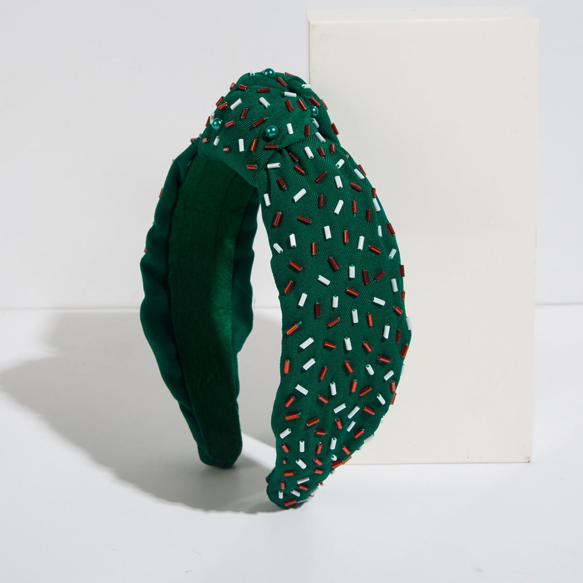 Fashion Hand - stitched Glass Tube Headband Temperament - PratSN