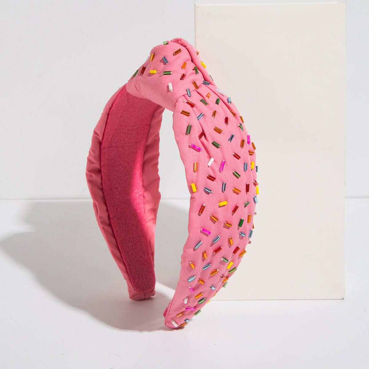 Fashion Hand - stitched Glass Tube Headband Temperament - PratSN