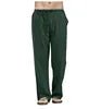 Fashion Mens Linen Wide Pants Korean Trousers Oversize Sports Streetwear Male Spring Pants Casual Men Clothing Sweatpants - PratSN