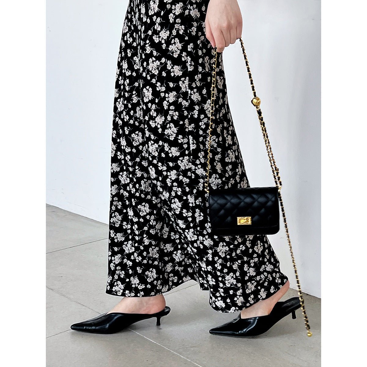 Fashion Personality Ruffled Floral Dress Women - PratSN