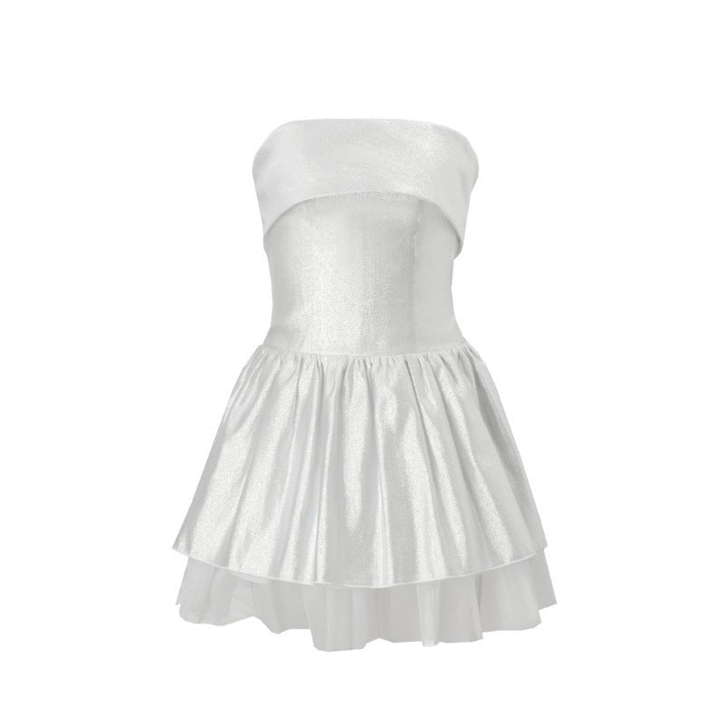 Fashion Personality Tube Top Short Type Dress Women - PratSN