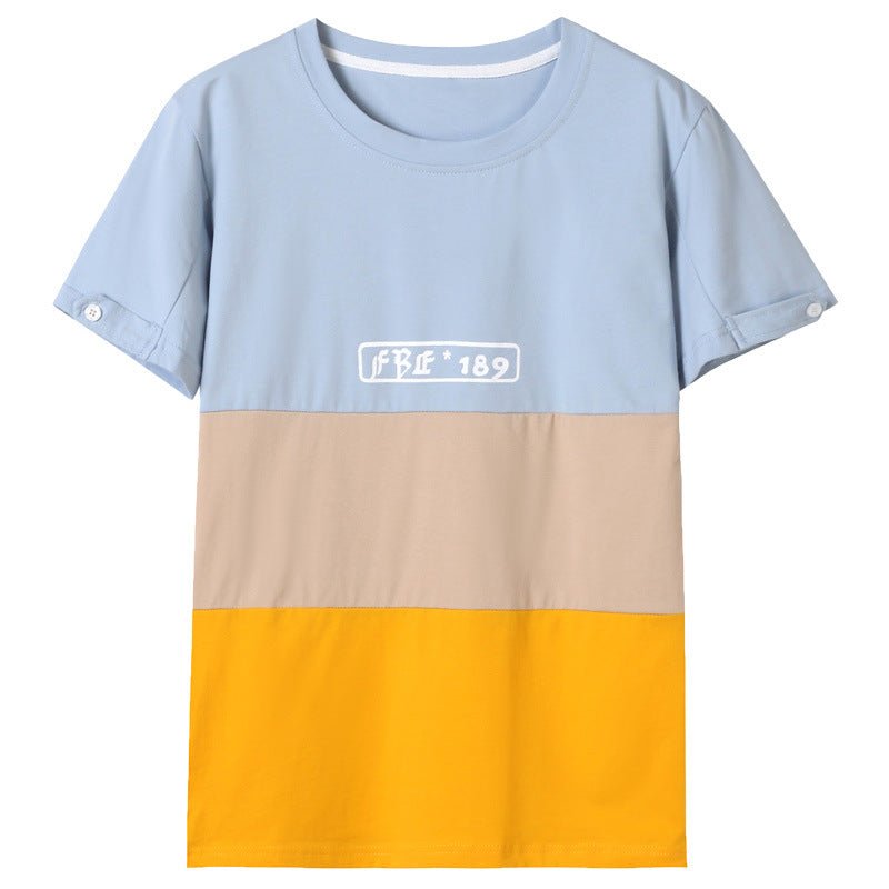 Fashion Striped Family Matching Outfits Summer Casual T Shirt Shorts Sets Couples Parentage Pajamas Holiday - PratSN