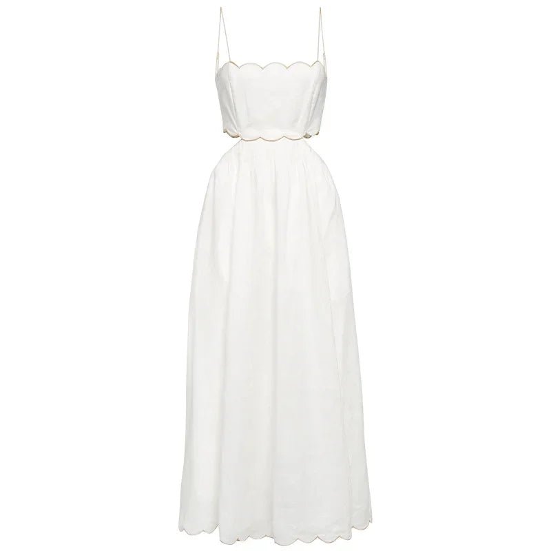 Fashionable Slimming Dress Simple Jacquard Printed Wide Lapel Thin Skirt European And American Cross - Border Fan Design - PratSN