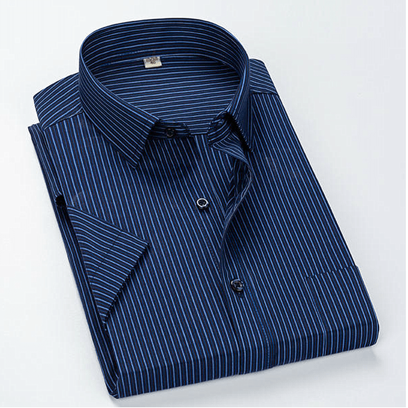 Father, Middle - Aged and Elderly, Extra Fat, Dad, Long Sleeves Shirt - PratSN
