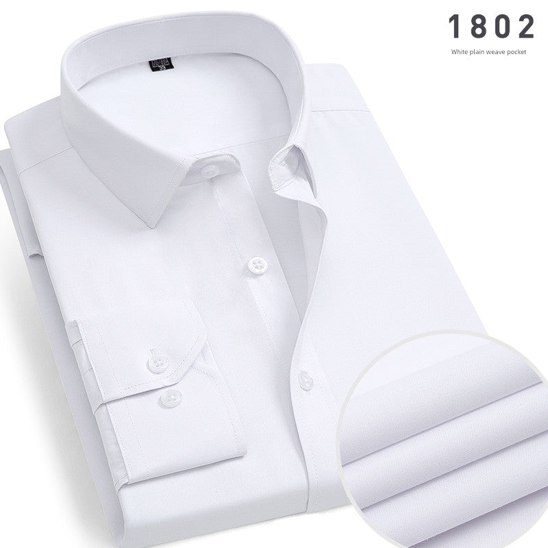 Father, Middle - Aged and Elderly, Extra Fat, Dad, Long Sleeves Shirt - PratSN