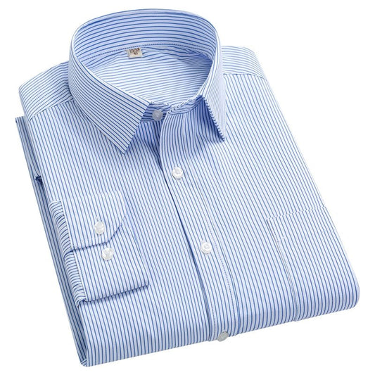 Father, Middle - Aged and Elderly, Extra Fat, Dad, Long Sleeves Shirt - PratSN