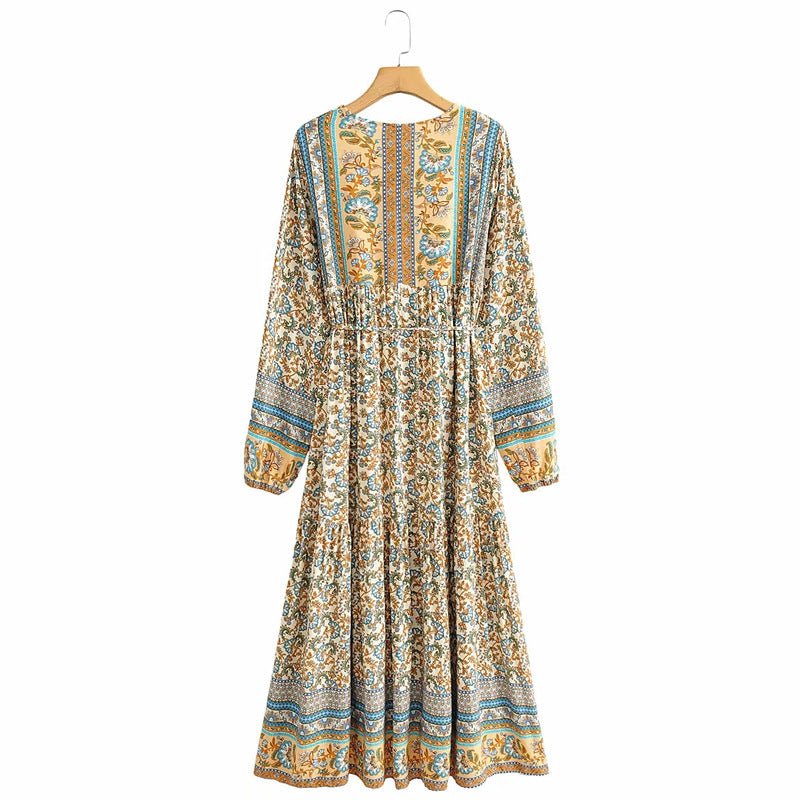 Floral lace - up dresses - PratSN