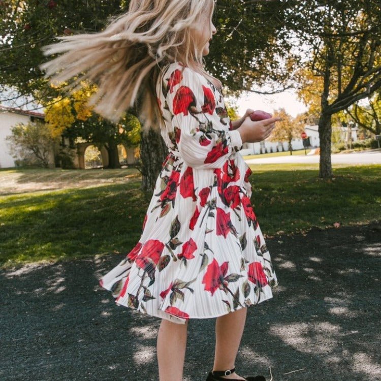Floral Print Dress For Mother And Daughter - PratSN