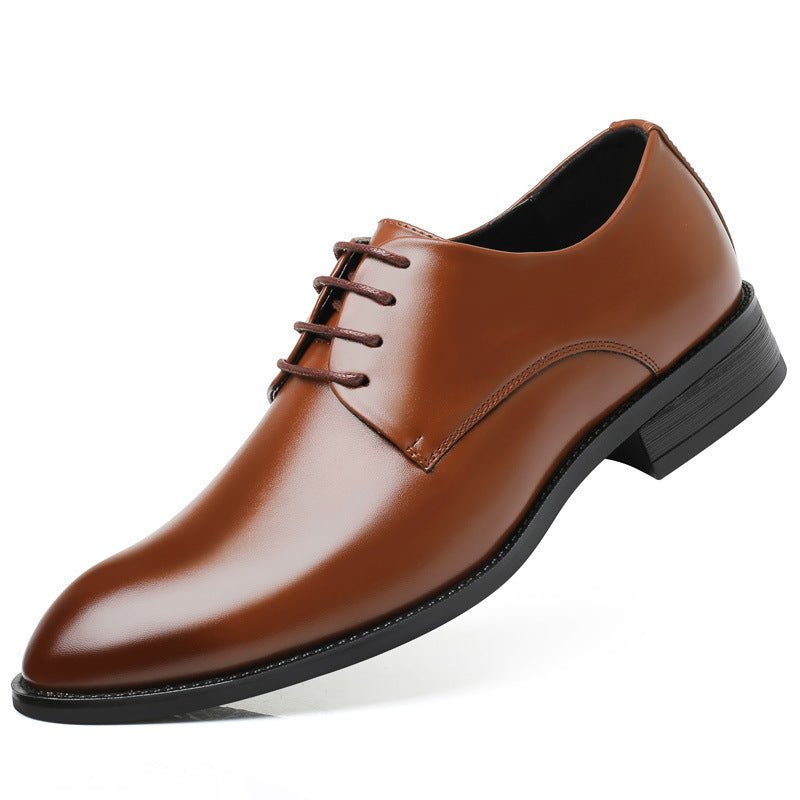 Four new shoes men's dress shoes black tie business men leather shoes factory direct code - PratSN