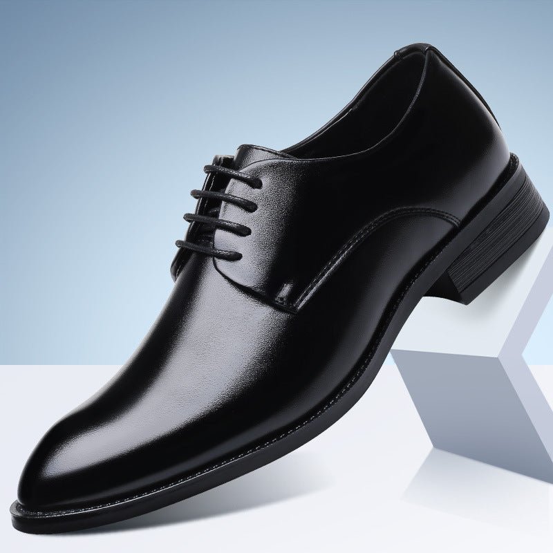Four new shoes men's dress shoes black tie business men leather shoes factory direct code - PratSN